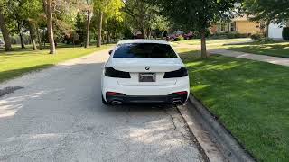 FBO Bootmod3 Catted Downpipe BMW 540i 3” Straight Pipe Medium Burbles 480WHP E40 Single Exit [upl. by Airres]