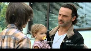 The Walking Dead  Season 6  Rick tells Carl about Michonne [upl. by Noiek437]