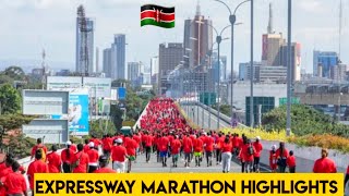 Nairobi EXPRESSWAY MARATHON Highlights How it went down [upl. by Nerraw]