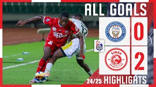 MAGOLI YOTE  AZAM FC 0 VS SIMBA SC 2  LIGI KUU YA NBC  ATEBA AKIWAKAANGA AZAM FC [upl. by Bennir]