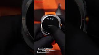 Today I used Microwears new watch MA27 to reply to my friends WhatsApp message Coffee or milk🤯🤯🤯 [upl. by Brote]