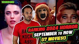 Ranking 2024 Horror Part III September to Now 17 Movies [upl. by Akirahs975]