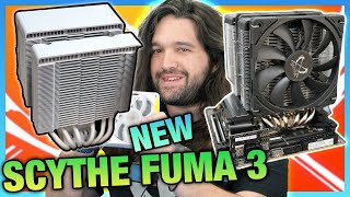 New Scythe FUMA 3 CPU Cooler Overhaul HighEnd Fans amp Prototype Air Coolers [upl. by Fredek]