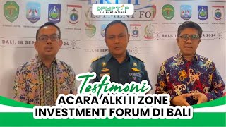 TESTIMONI ALKI 2 ZONE INVESTMENT FORUM DI BALI [upl. by Heshum]