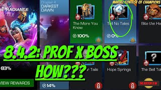 How To Beat and Complete MCOC Act 842 Snowballing Path Prof X Boss [upl. by Chandless]