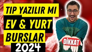 TIP OKUMAK MANTIKLI MI 🩺 BURS VEREN KURUMLAR 💊 EV mi  YURT mu 💉 YKS Tercihleri 2024 [upl. by Gluck542]