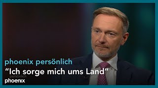 phoenix persönlich Bundesfinanzminister Christian Lindner zu Gast bei Anke Plättner [upl. by Riva]