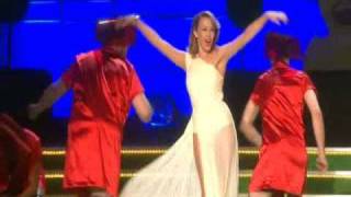 Kylie Minogue James Corden Matt Horne Open The Brit Awards 2009 [upl. by Eecart309]