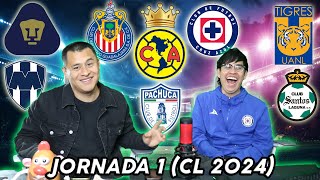 PRONOSTICOS JORNADA 1 Liga mx  CLAUSURA 2024 🔥🔥🔥 [upl. by Preciosa860]