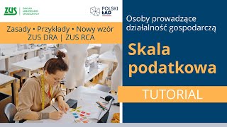 Działalność gospodarcza  skala podatkowa  tutorial Polski Ład [upl. by Ezri117]