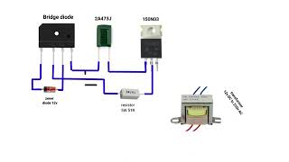 How to make 220v AC inverter  turn diode and MOSFET into a powerfull inverter inverter​ [upl. by Haceber]