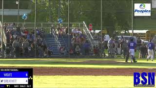 High School Baseball  Breathitt County Bobcats vs Wolfe County Wolves  05112024 [upl. by Seavey599]