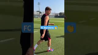 Première entraînement de Hansi Flick avec les joueurs du FC Barcelone [upl. by Trini]