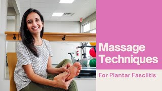 Massage Technique for Treating Plantar Fasciitis amp Foot Pain [upl. by Anat331]