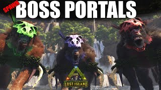 How to spawn the Lost Island Portals and the Dinopithecus King [upl. by Yrgoerg]