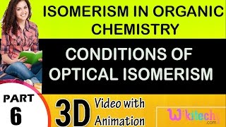 conditions of optical activity isomerism in organic chemistry class 12 chemistry subject cbse [upl. by Atterual]