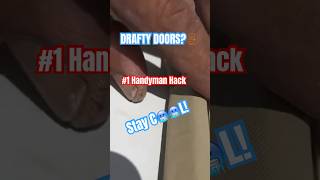 Entry Door Seal Replacement 1 Handyman Hack for Drafty Doors doorjam doorrepair handyrepair [upl. by Wernick]