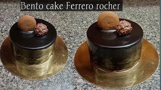 Ferrero rocher bento cake design full making videos [upl. by Ennylcaj586]