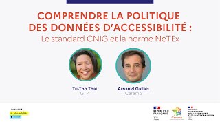 ALM Webinaire Standard CNIG et normes NeTEx daccessibilité [upl. by Theis]