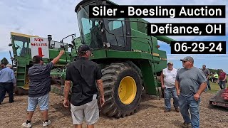 John Deere 7720 Titan 2 amp 7700 Combines  Auction Defiance OH 062924 [upl. by Retsehc]