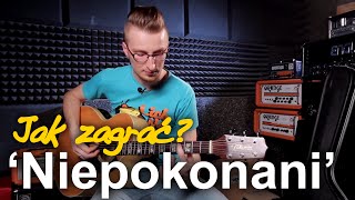 Jak zagrać na gitarze quotNIEPOKONANIquot  PERFECT  Zagrywka 46 [upl. by Sivatnod908]