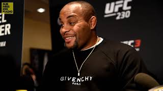 UFC 230 Daniel Cormier Eats Chocolate on Media Day Talks Brock Lesnar Jon Jones [upl. by Magda40]