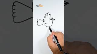 Very Easy drawing tutorial 😍 How to draw easy [upl. by Idnor]