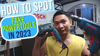 Eng Subs HOW TO SPOT FAKE quotboschquot TOOLS [upl. by Etteragram]