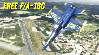 Free FA18C by DC Designs MSFS PC [upl. by Araeic]