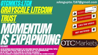 MOMENTUM IS EXPAPNDING  LTCN STOCK ANALYSIS  GRAYSCALE LITECOIN TRUST STOCK [upl. by Tamanaha711]