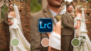 How To Create A Earthy Tone Wedding Colour Grading Look In Lightroom Classic [upl. by Lapham]