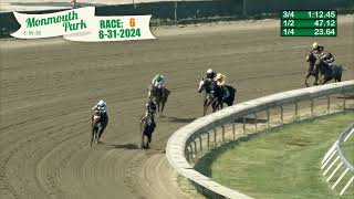 MONMOUTH PARK 8312024 RACE 6 THE SAPLING STAKES [upl. by Burford795]