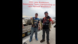 2022 Bassmaster Team Champion on Lake Hartwell Tournament Break Down [upl. by Hanni700]