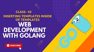 Inserting Templates Inside of Templates  Golang Web Development Live Class  Learn With Raihan [upl. by Teleya488]