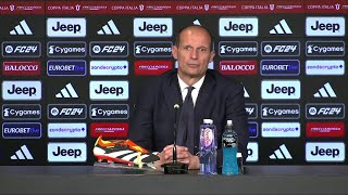 JUVE  LAZIO 20 Allegri quotlimpegno non è mai mancatoquot Conferenza stampa [upl. by Treborsemaj]