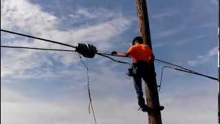 Lineman on job training [upl. by Sirdna]