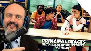 Principal Reacts  Neds Declassified School Survival Guide S1E2b quotProject Partnersquot Reaction Video [upl. by Singleton]