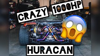 1000HP TWIN TURBO HURACAN 😨⚠️ [upl. by Sparks]