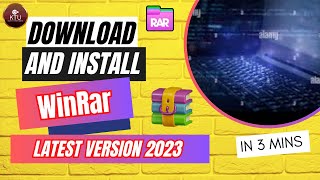 WinRAR 624 Download and Install Tutorial 2023 Windows 10 [upl. by Tolliver]