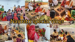 navmi ke din humne Kiya havan 🙏 Puja or kiya Kanya bhoj SN daily family vlogsvlogsKolkata [upl. by Ttelracs]