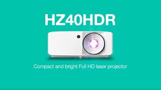 Optoma HZ40HDR Compact Bright Full HD Projector [upl. by Clancy]