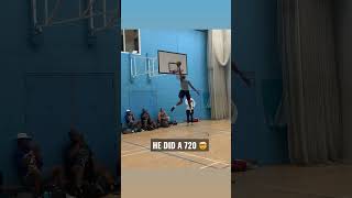 720 DUNK 🤯😵‍💫 dunk 720 dunkcontest slamdunk nba [upl. by Pattani]