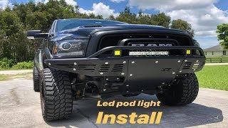 LED Pod Light DIY Ram Rebel 1500 [upl. by Meyeroff]