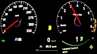 BMW M4 Launch Control Acceleration Onboard  Outside Sound F82 M3 4er [upl. by Neira]