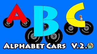 Alphabet Cars V20  Learn The Alphabet With Kids ABC Vehicles [upl. by Annayehc]