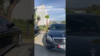 Mercedes E200D vs Mercedes S350 [upl. by Anerbes]