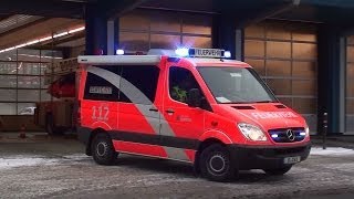 ELW CDienst Berliner Feuerwehr FW Marienfelde [upl. by Noxin]