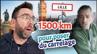 On traverse la FRANCE pour poser du carrelage GRAND FORMAT [upl. by Isidoro]