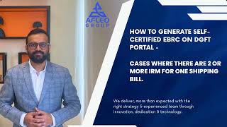 Live EBRC Generation Process on DGFT Portal  Cases Where Payment received in 2 or more Instalments [upl. by Eisenhart]