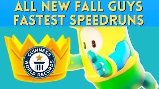 All World Record Runs Fall Guys – Season 12 Updated Times [upl. by Nylorahs351]